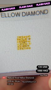 Fancy Yellow Diamond Deal (0.30 cts)